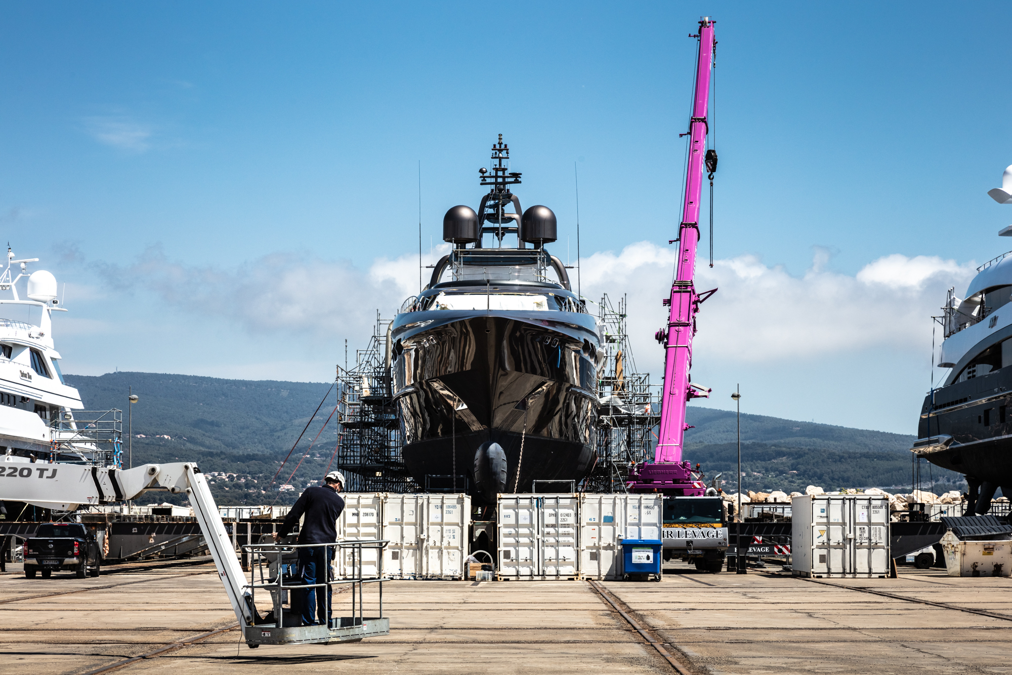 Port de La Ciotat – Refit d’un Yacht