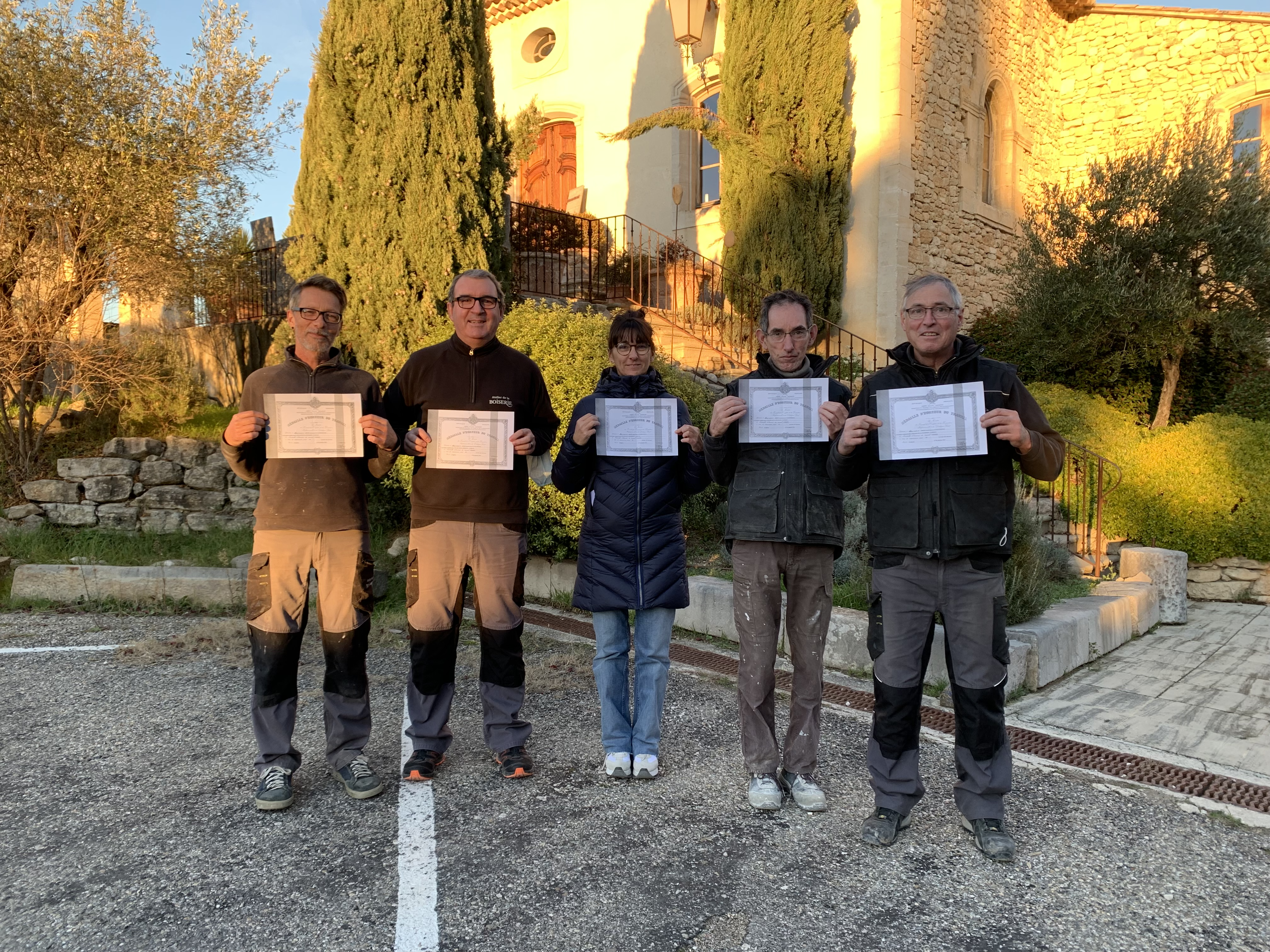 Remise de la médaille du travail