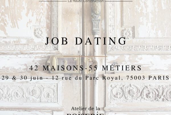 Atelier De France, Job Dating, Savoir-faire, Restauration, Ébéniste, bois, artisanat,France, Atelier de la Boiserie