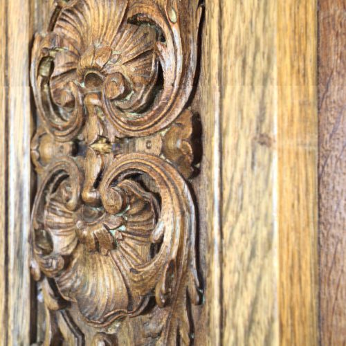 Oak carving